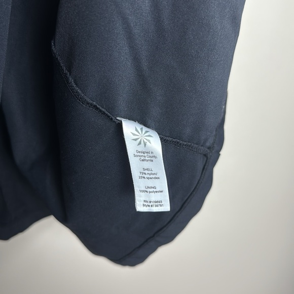 ATHLETA Black Shorebreak Racerback Swim Athletic Dress Size M - Picture 5 of 9